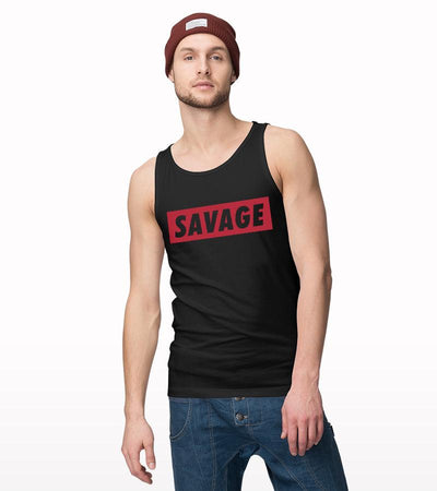 Savage Printed Tank Top - Crunk Thread