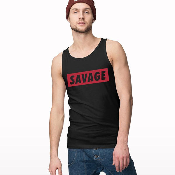 Savage Printed Tank Top - Crunk Thread