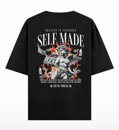 Self Made Oversized T-shirt - Crunk Thread