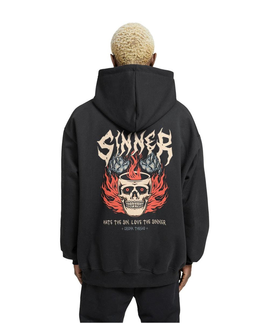 Crunk Thread Sinner Relaxed Fit Drop Shoulder Hoodie - Crunk Thread