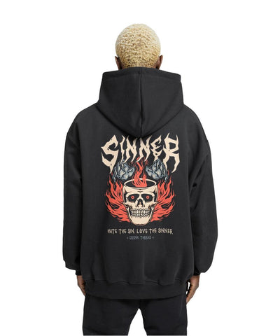 Crunk Thread Sinner Relaxed Fit Drop Shoulder Hoodie - Crunk Thread