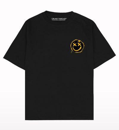 Smile Oversized T-shirt - Crunk Thread