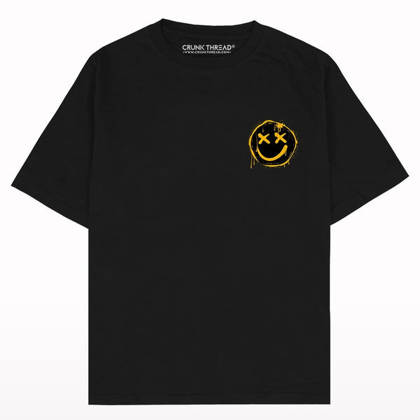 Smile Oversized T-shirt - Crunk Thread