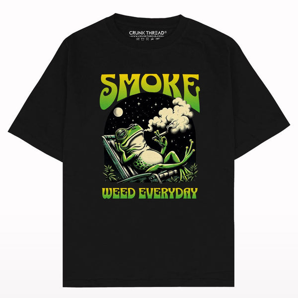 Smoke Weed Everyday Oversized T-shirt - Crunk Thread