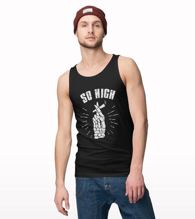 So High Joint Printed Tank Top - Crunk Thread