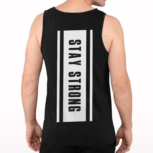 Stay Strong Back printed Tank Top - Crunk Thread