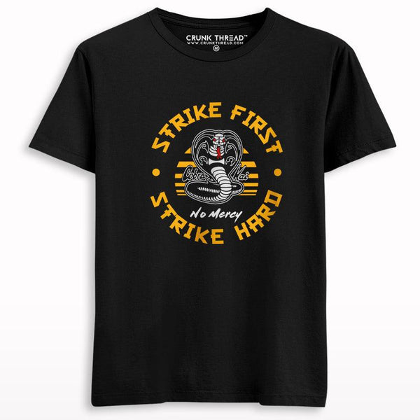 Strike First Strike hard No Mercy T-shirt - Crunk Thread