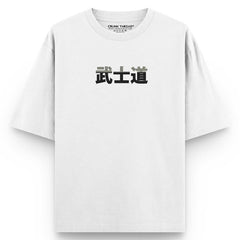 Samurai Oversized White T-shirt