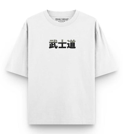 Samurai Oversized White T-shirt