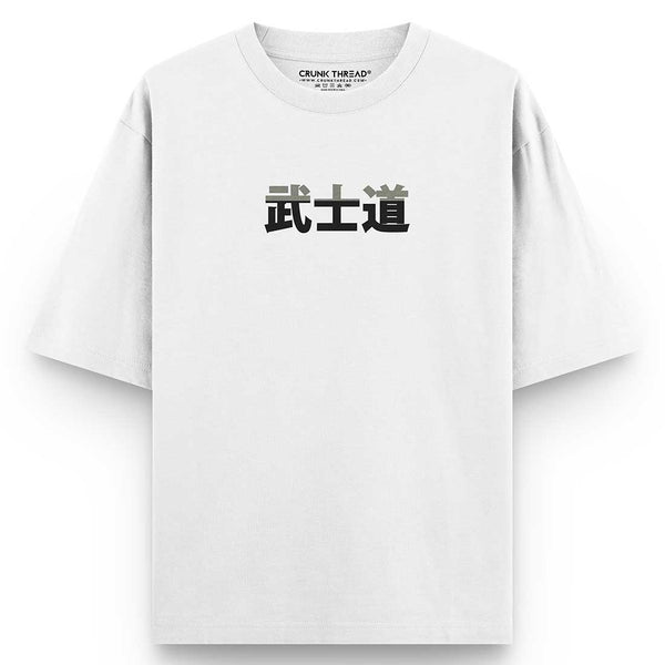 Samurai-oversized-t-shirt-front - Crunk Thread
