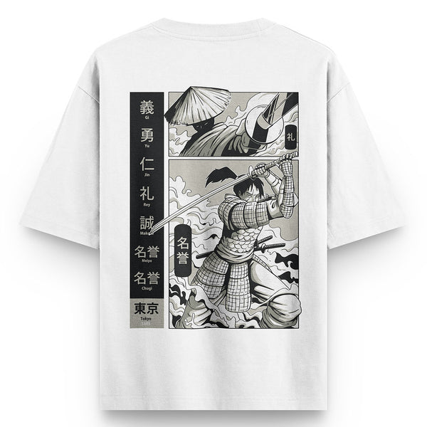 Samurai-oversized-t-shirt - Crunk Thread