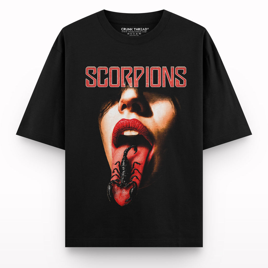 Scorpions-oversized-t-shirt - Crunk Thread