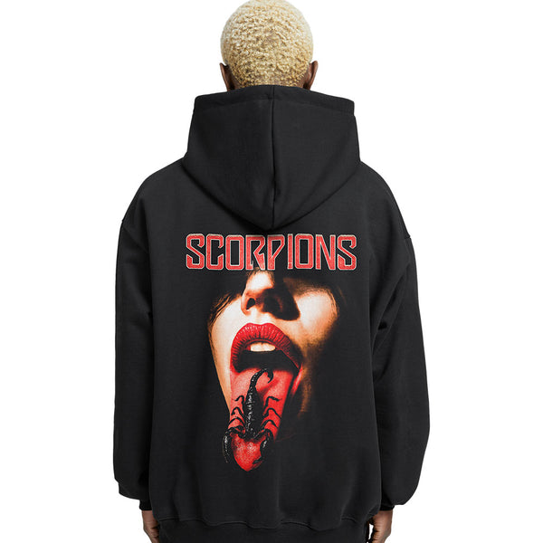 Scorpions Relaxed Fit Drop Shoulder Hoodie