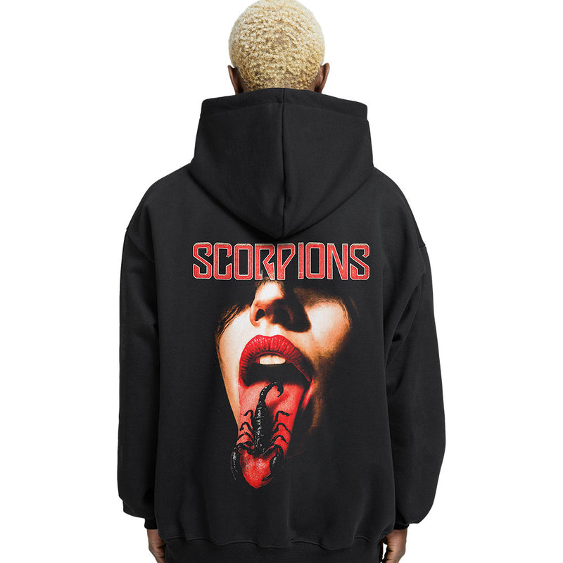 Scorpions Relaxed Fit Drop Shoulder Hoodie