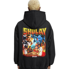 Sholay Relaxed Fit Drop Shoulder Hoodie