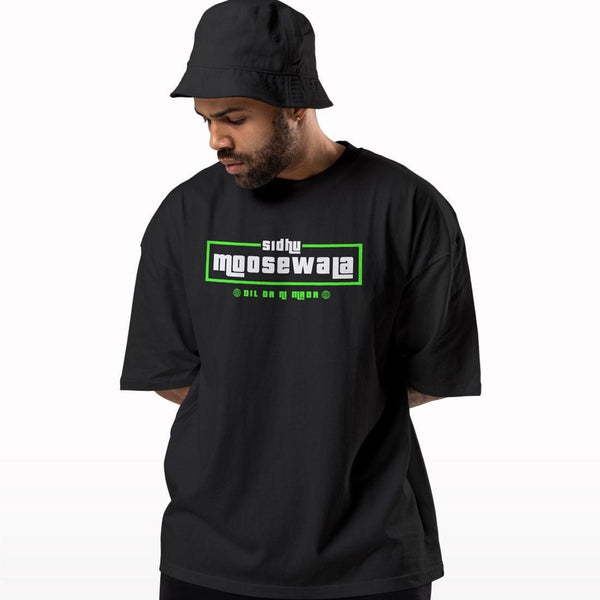 Sidhu Moosewala Oversized T-shirt - Crunk Thread