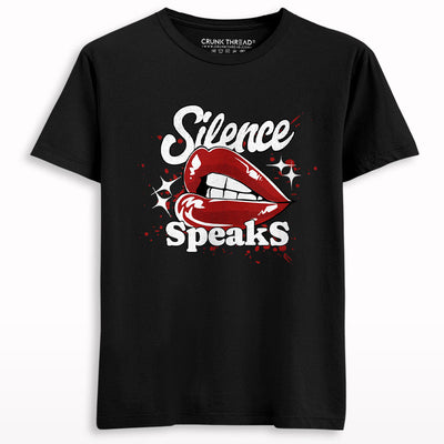 Silence Speaks T-shirt - Crunk Thread