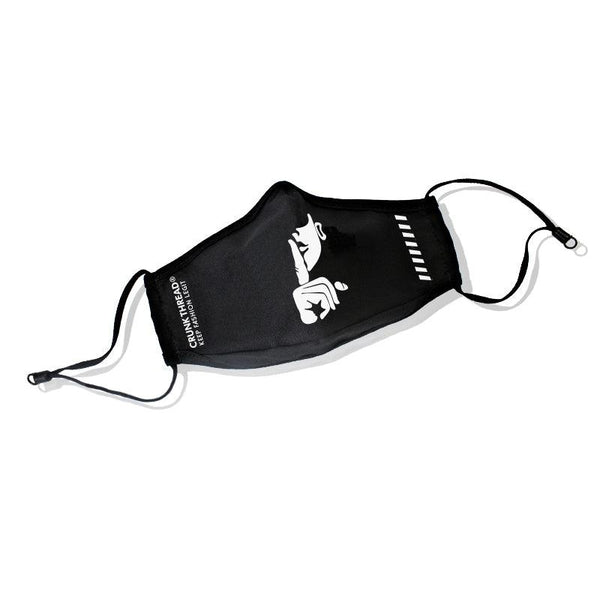 Silence Please Face Mask With Nose Clip & Adjustable Ear Loop - Crunk Thread
