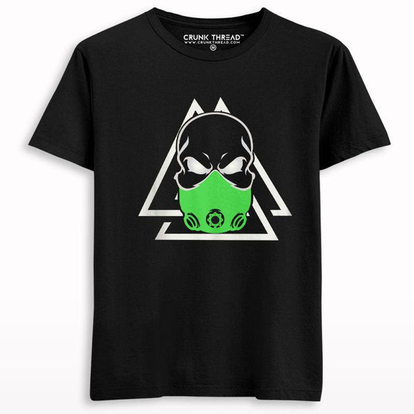 Skull Mask Graphic T-shirt - Crunk Thread