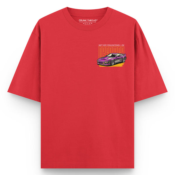 Sports-car-dreamer-red-oversized-t-shirt - Crunk Thread