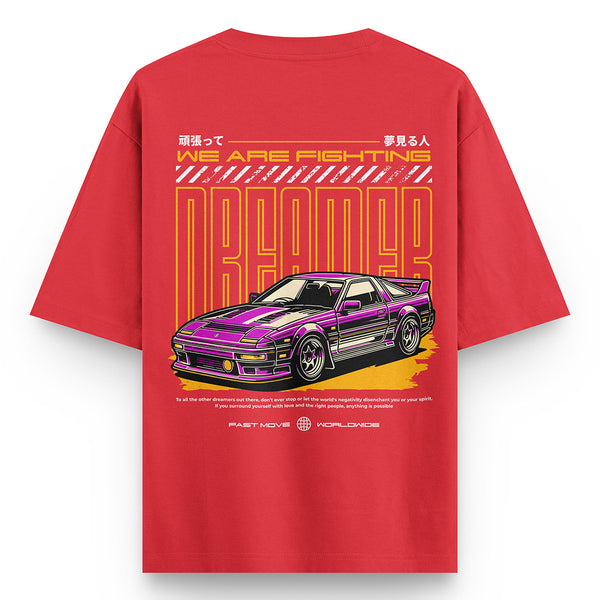 Sports-car-dreamer-redoversized-t-shirt - Crunk Thread
