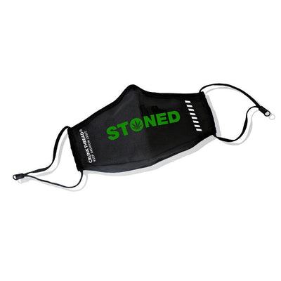 Stoned Face Mask With Nose Clip & Adjustable Ear Loop - Crunk Thread