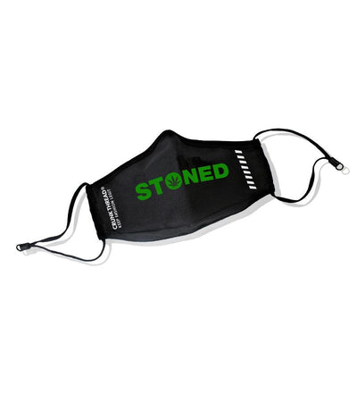 Stoned Face Mask With Nose Clip & Adjustable Ear Loop - Crunk Thread