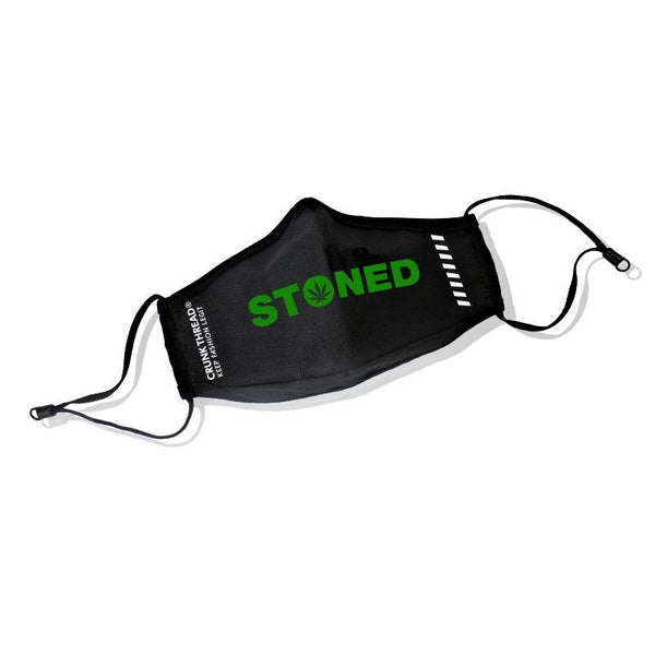 Stoned Face Mask With Nose Clip & Adjustable Ear Loop - Crunk Thread