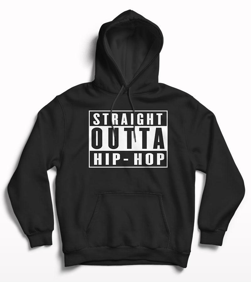 Straight Outta Hiphop Men's Printed Hoodie - Crunk Thread