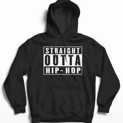 Straight Outta Hiphop Men's Printed Hoodie - Crunk Thread