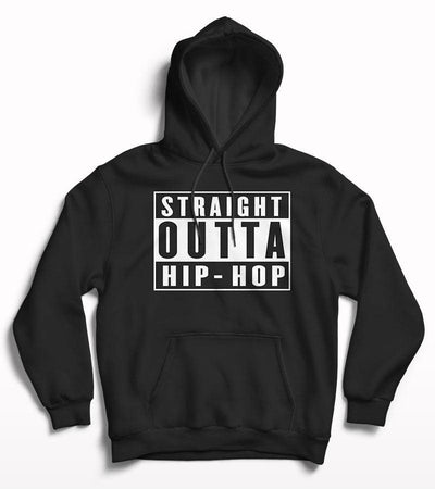 Straight Outta Hiphop Men's Printed Hoodie - Crunk Thread