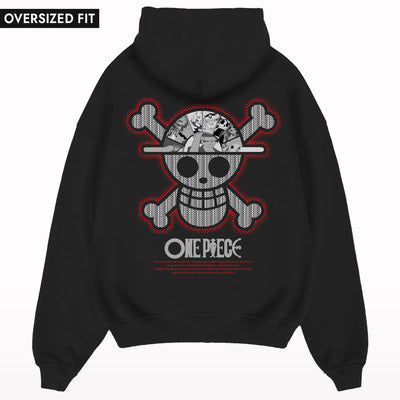 Strawhat-Pirates-One-piece-oversized-hoodie-back - Crunk Thread