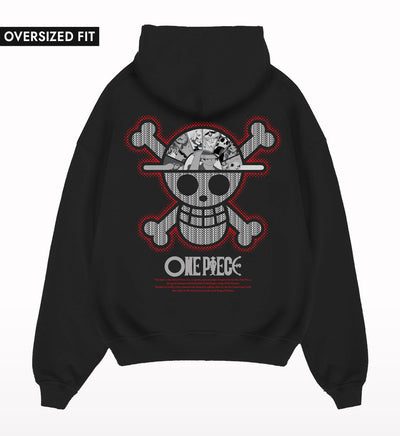 Strawhat-Pirates-One-piece-oversized-hoodie-back - Crunk Thread