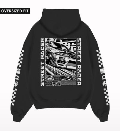 Street Racer Oversized Hoodie - Crunk Thread