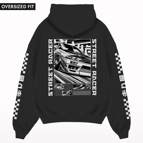 Street Racer Oversized Hoodie - Crunk Thread