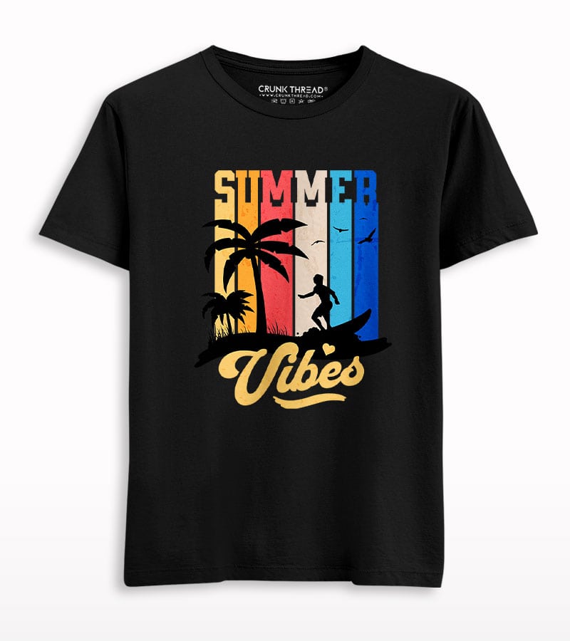 Summer Vibes Beach and Surf T-shirt - Crunk Thread