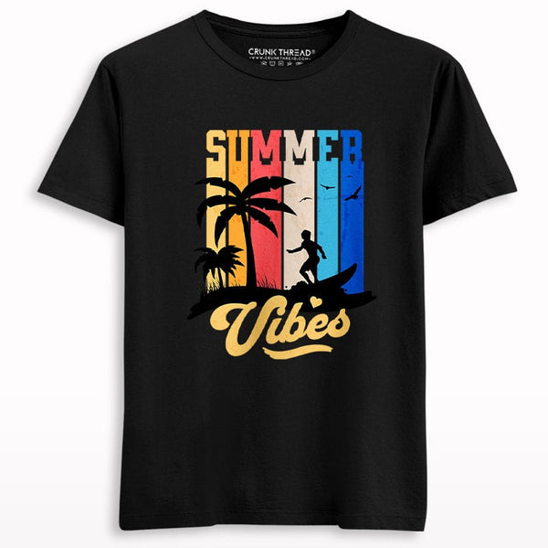 Summer Vibes Beach and Surf T-shirt - Crunk Thread