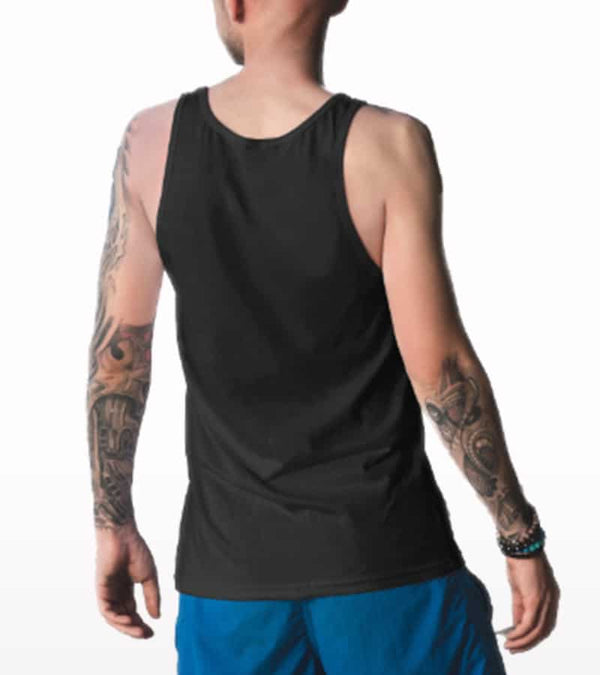 Tank top back tattooed