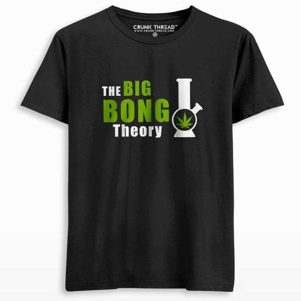 The Big Bong Theory Men's Printed T-shirt - Crunk Thread