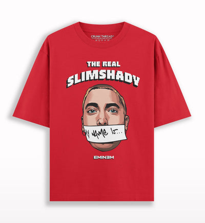 The Real Slimshady Eminem Oversized T-shirt - Crunk Thread