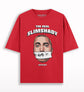 The Real Slimshady Eminem Oversized T-shirt Red