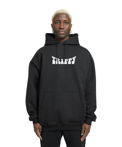 Trippy Relaxed Fit Drop Shoulder Hoodie - Crunk Thread