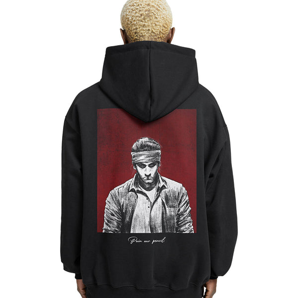 Tamasha Relaxed Fit Drop Shoulder Hoodie