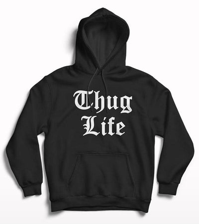 Thug Life Men's Printed Hoodie - Crunk Thread