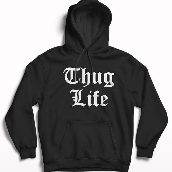 Thug Life Men's Printed Hoodie - Crunk Thread