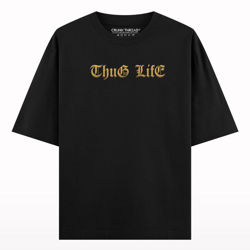 Thug Life Tupac Oversized T-shirt front