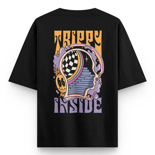 Trippy-Inside-Oversized-t-shirt - Crunk Thread