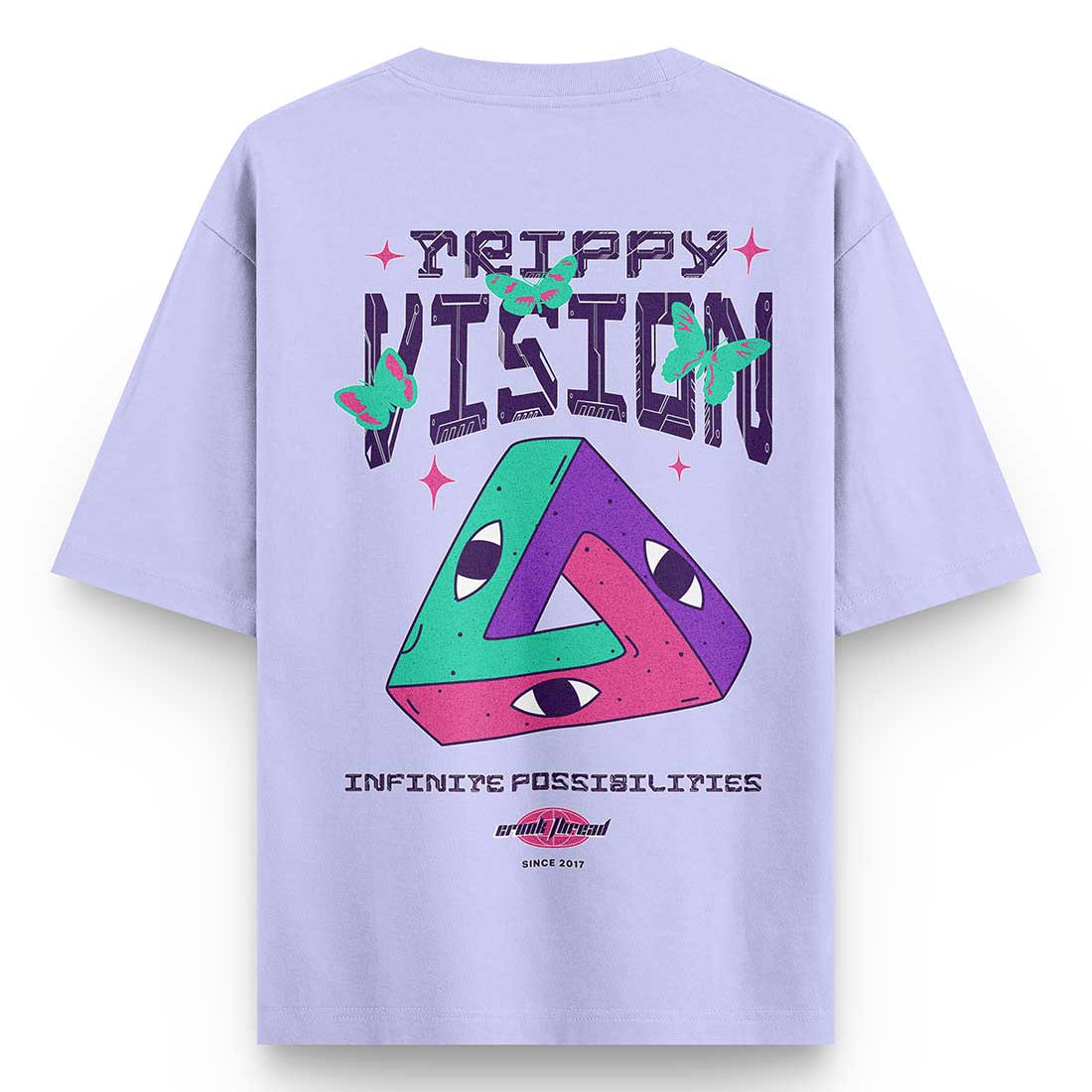 Trippy Vision Y2k Oversized T-shirt