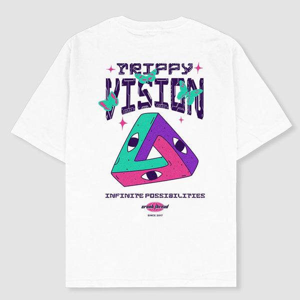Trippy Vision Y2k Oversized T-shirt - Crunk Thread