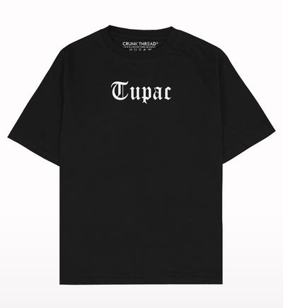 Tupac Grayscale Oversized T-shirt - Crunk Thread